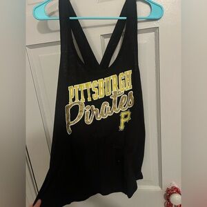 Pittsburgh Pirates Black Tank Top